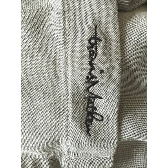 Travis Mathew Shirt Men’s XL Gray Long Sleeve Button Up Pima Cotton Lightweight - Picture 6 of 8